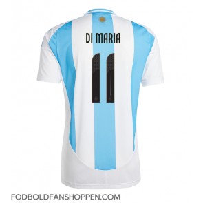 Argentina Angel Di Maria #11 Hjemmebanetrøje Copa America 2024 Kortærmet